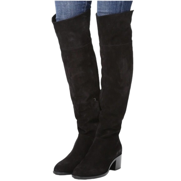 Rag & Bone Ashby Black Suede Over-the-Knee Boot 8.5 - Picture 1 of 5